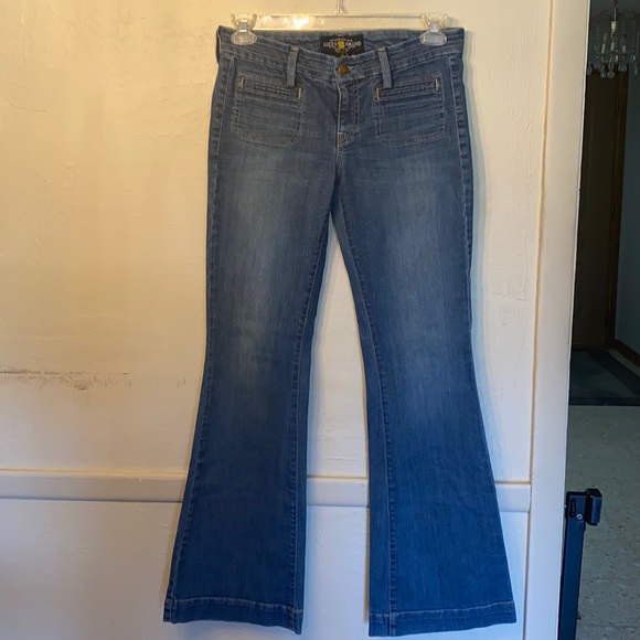 Lucky Brand Charlie Flare Wide Leg Jeans - Picture 1 of 8